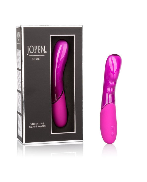 Opal by Jopen Vibrating Glass Wand – Purple