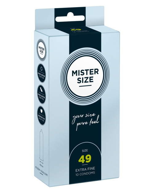 Mister Size 49 mm 10 pack