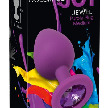 Jewel Purple Plug Medium
