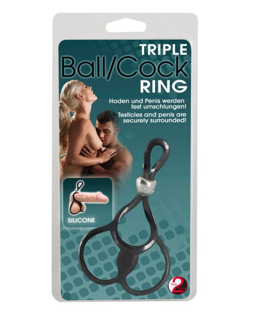 Triple Ball and Cock Ring