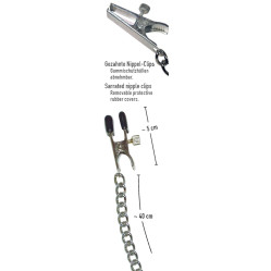 Boob Chain with Nipple Clamps