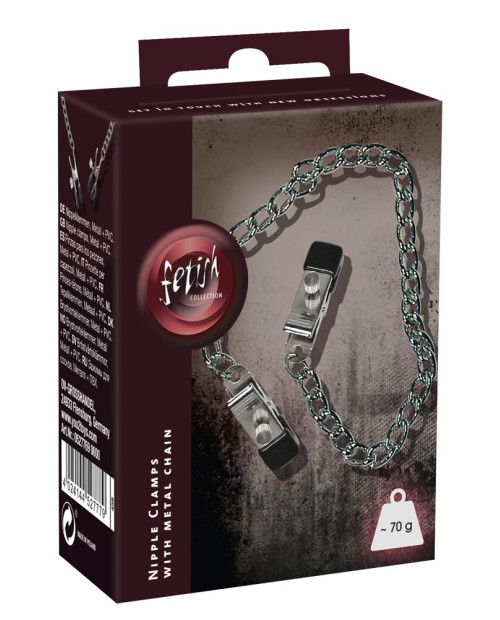 Boob Chain with Nipple Clamps