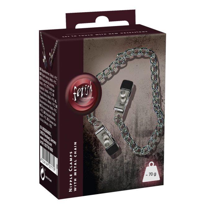 Boob Chain with Nipple Clamps