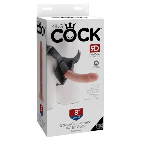 8 tommu strapon ljós