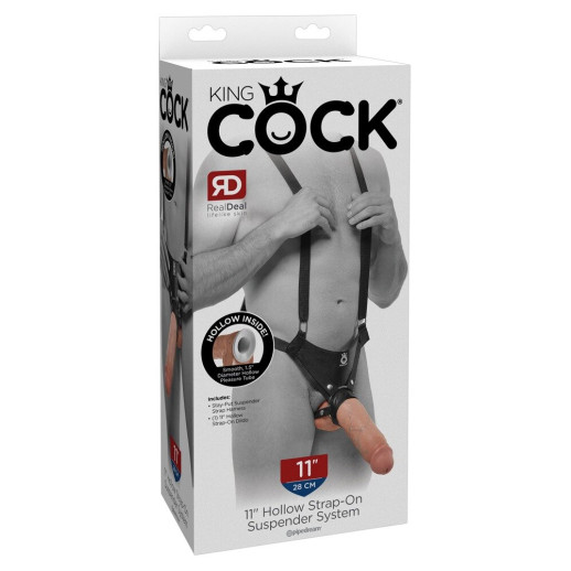 28cm Hollow Strap-On Suspender System