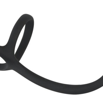Cock & ball ring with butt plug