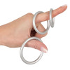Metallic Silicone Cock Ring Set