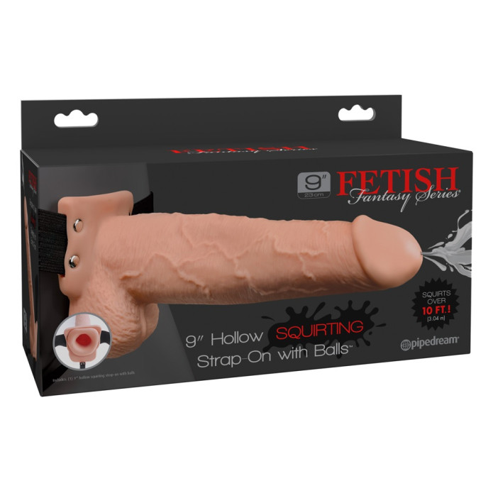 Strap-on Squirting 9”