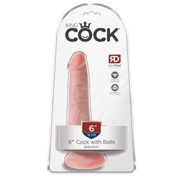 6" Cock and balls