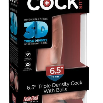 Realistic dildo with testicles Pronounced glans and veins Soft surface