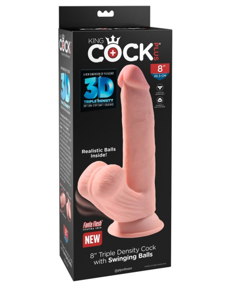 Triple Density Cock with Swinging Balls