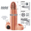 Vibrating Real Feel 2" Extension Ljós