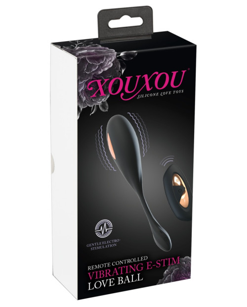 Vibrating E-Stim RC Love Ball