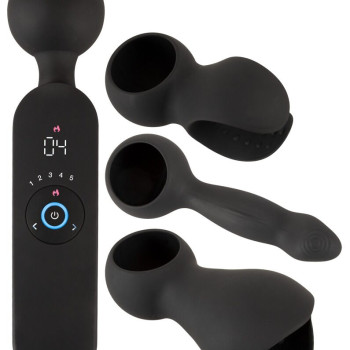 Wand Vibrator with 3 Attachments