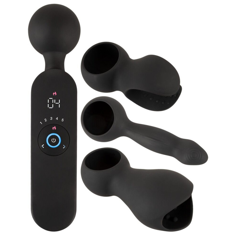 Wand Vibrator with 3 Attachments