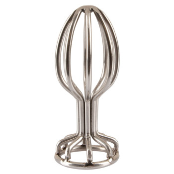 Metal Cage Butt Plug 6,8cm