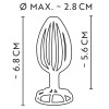 Metal Cage Butt Plug 6,8cm