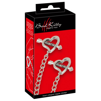 Heart shaped nipple clamps