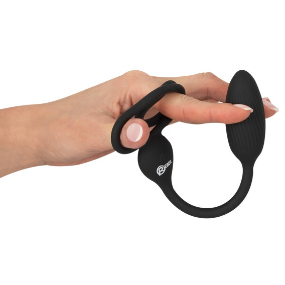 Cock and Ball Ring with RC Butt Plug