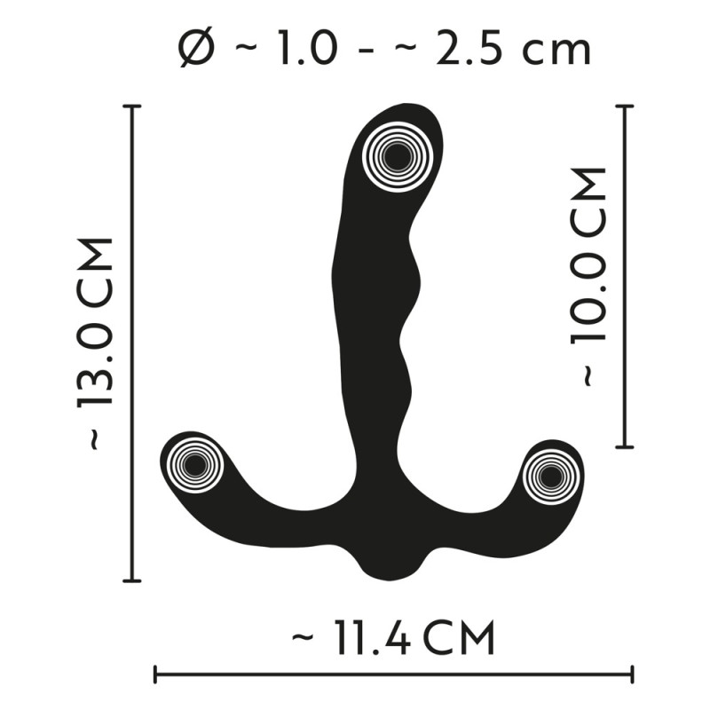 Flexible Prostate Stimulator with 3 Motors