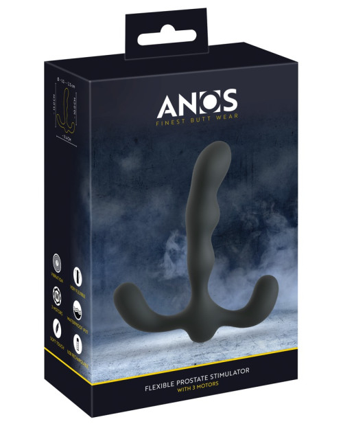 Flexible Prostate Stimulator with 3 Motors