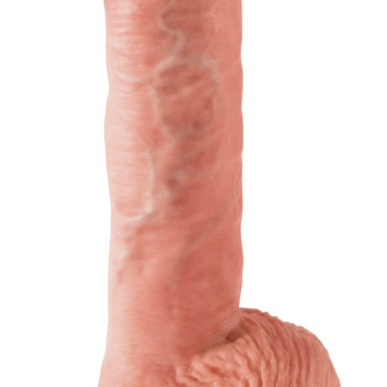 King Cock Vibr./with Balls 10” inch