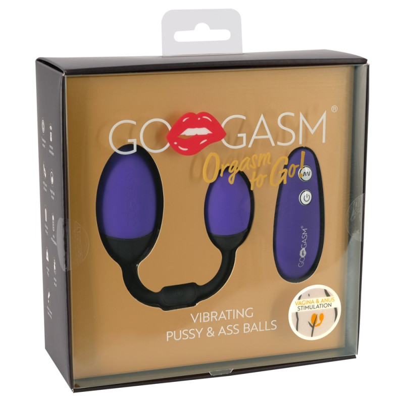 Vibrating Pussy & Ass Balls