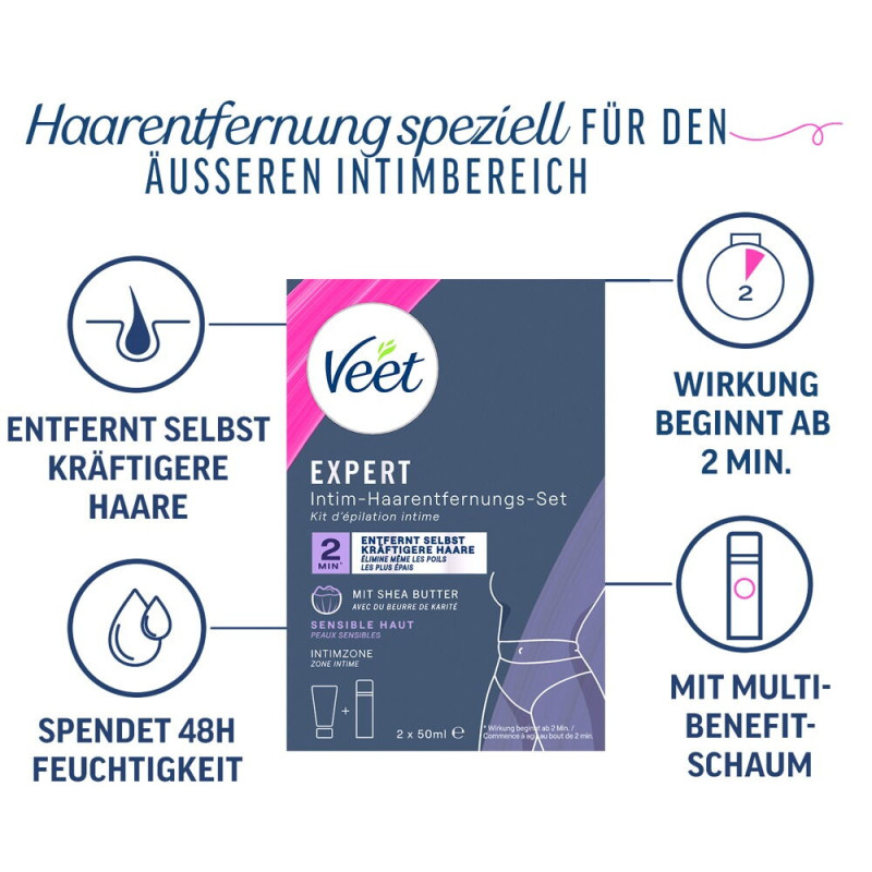 XPERT Intimate Hair Removal Set