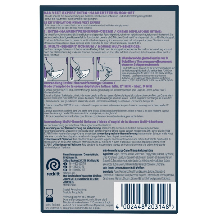 XPERT Intimate Hair Removal Set