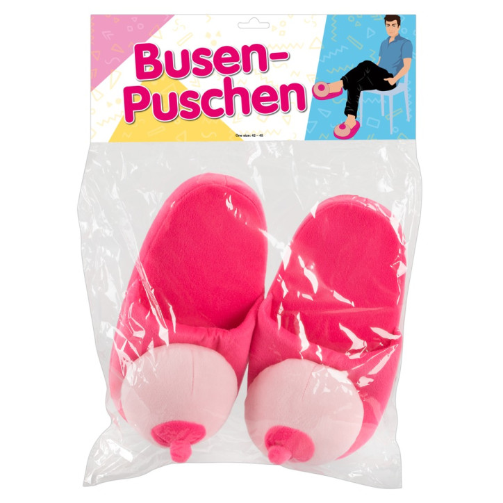 Plush Slippers Boobs