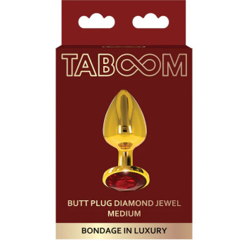 Butt Plug With Diamond Jewel M