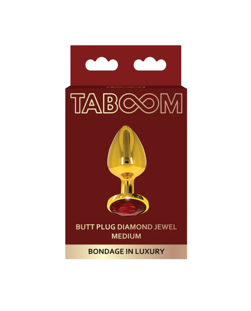 Butt Plug With Diamond Jewel M