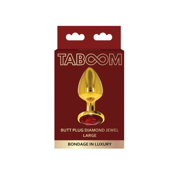Butt Plug With Diamond Jewel L