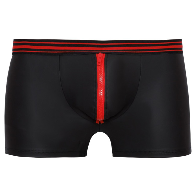 Boxer með rauðum rennilás