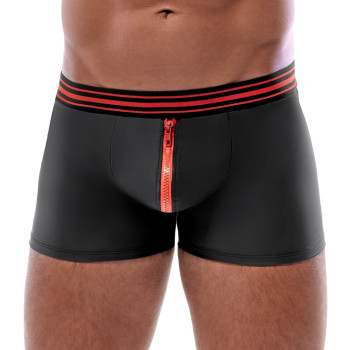 Boxer með rauðum rennilás