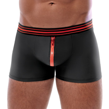 Boxer með rauðum rennilás