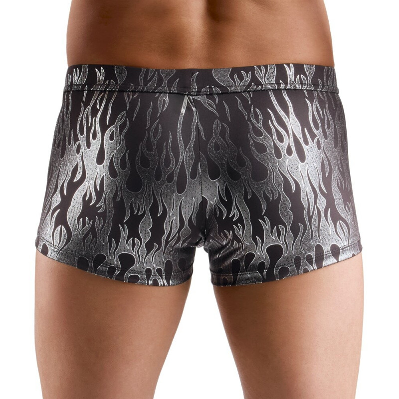 Silver and Black Pants