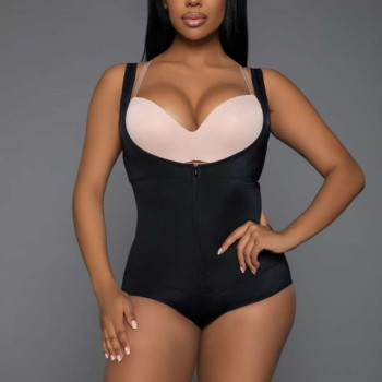 Black Jersey Knit Cami Set with Floral Lace Shorts