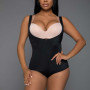 Black Jersey Knit Cami Set with Floral Lace Shorts