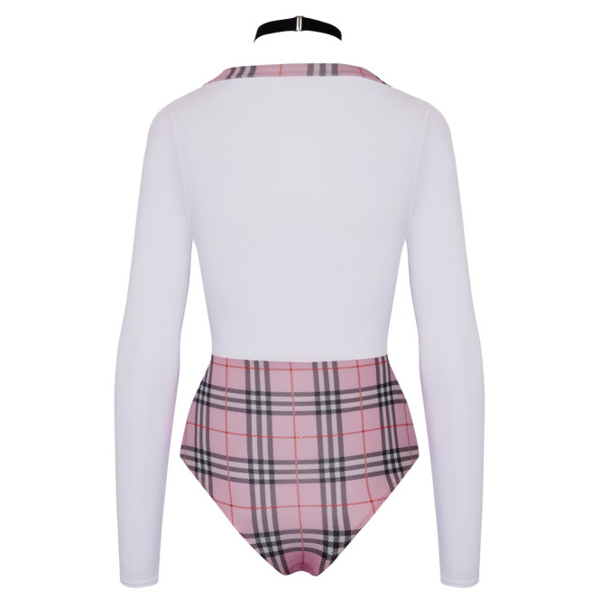 Schoolgirl Costume hálfgegnsær bleikur
