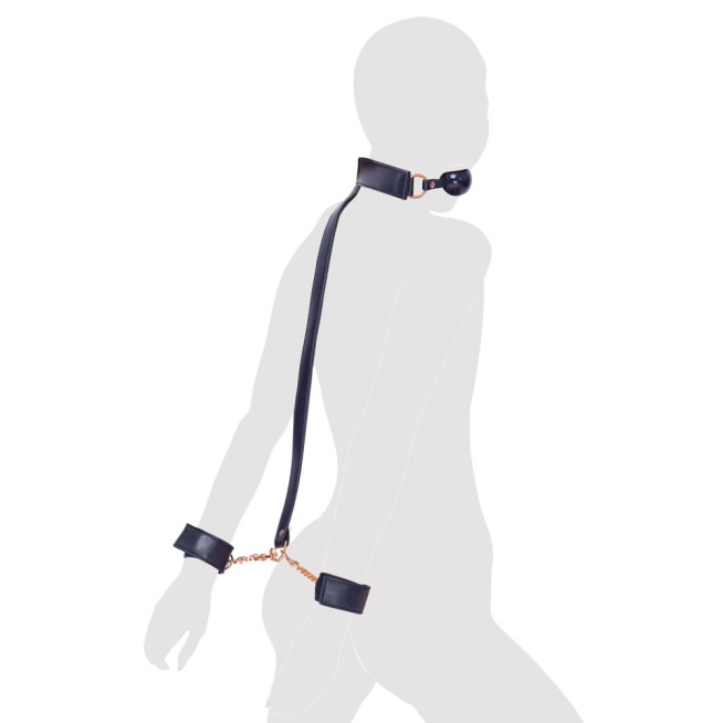 gag + cuffs