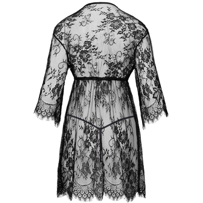 Blúndunáttkjóll – Kimono