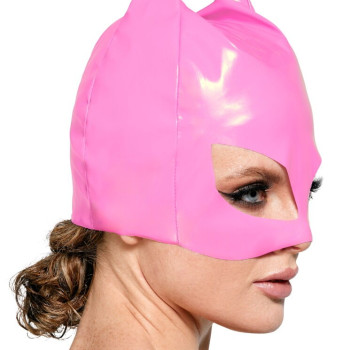 Vinyl Head Mask Pink