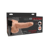 Hollow Vibrating Strap-On 15 cm – Light