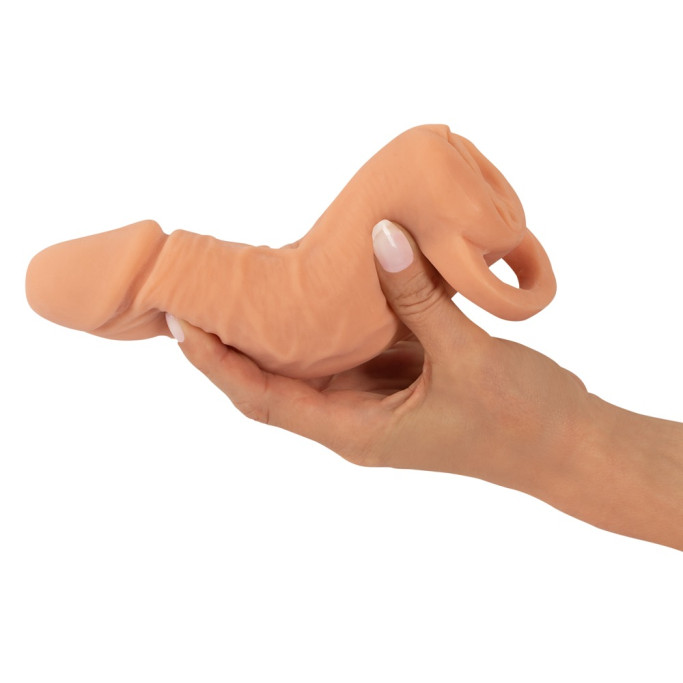 2in1 Extension + Masturbator 18.5cm