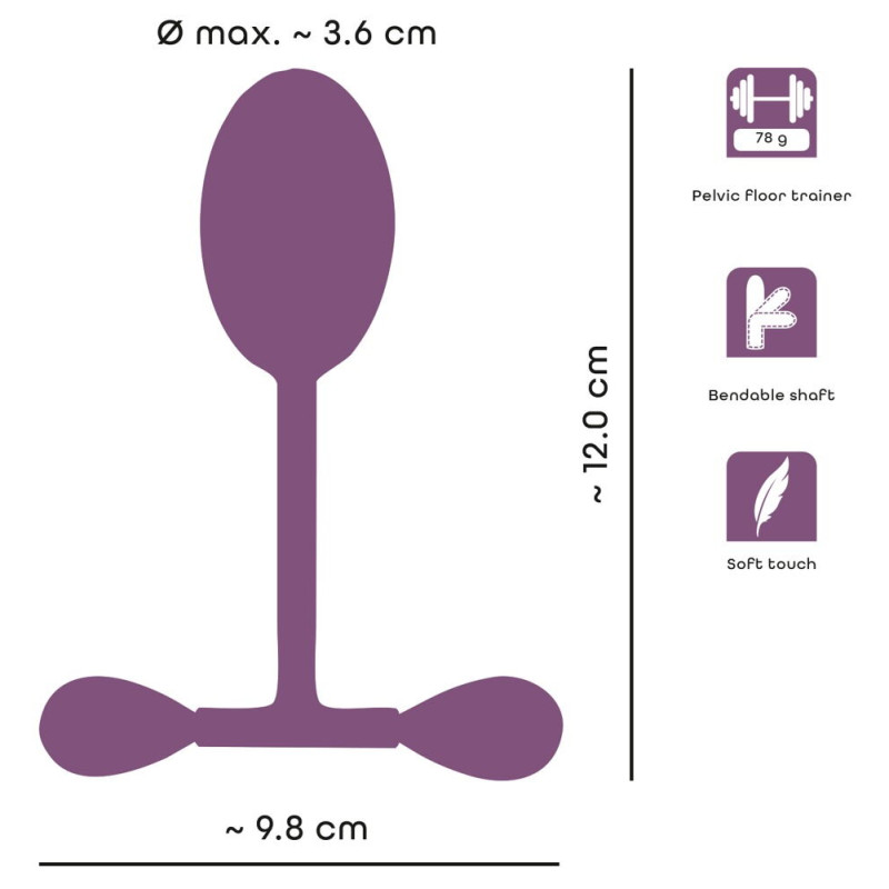 Vaginal Trainer with Bouncing Weights