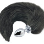 Black & White Fox Tail Small