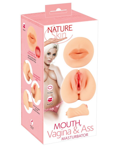 Mouth, Vagina & Ass Masturbator