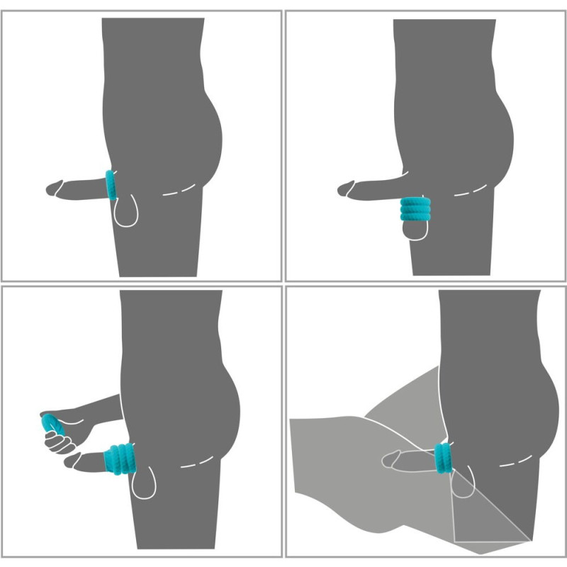 3-in-1 Cock & Ball Ring Set