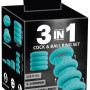 3-in-1 Cock & Ball Ring Set